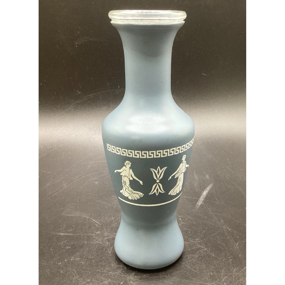 VTG 1978 Wizard Decorative Air Freshener Grecian Vase‎ Blue 5.5" Tall Decor